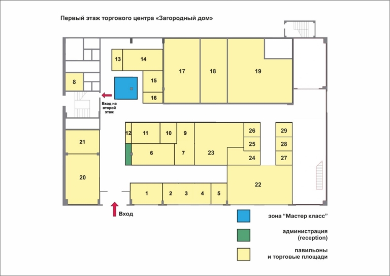 План 1 этажа
